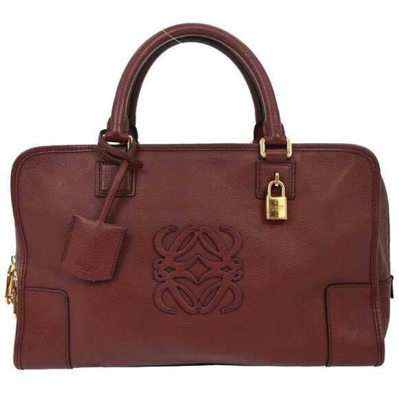 Loewe Handbags - Loewe Bordeaux Amazona 36 Handbag 011004 177614